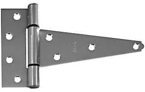 National Hardware 285 Series N342-816 Tee Hinge, Extra-Heavy, 6 in H Dimensions, Stainless Steel, Tight Pin