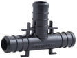 SharkBite UP362A Pipe Tee, 1/2 in, Barb x Crimp, Polymer, 160 psi Pressure