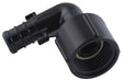 SharkBite UP532 Swivel Elbow Pipe Adapter, 1/2 in, Barb x FNPT, Polymer, 80 to 160 psi Pressure
