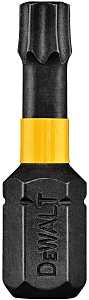 DEWALT DWA1TX25IRB Insert Bit, T25 Drive, Torx Drive, 1/4 in Shank, Hex Shank, 1 in L, Steel, Pack of 50