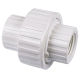 IPEX 435911 Pipe Union with Buna O-Ring Seal, 2 in, FPT, PVC, White, SCH 40 Schedule, 150 psi Pressure