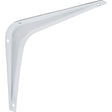 National Hardware 211BC Series N218-885 Shelf Bracket, 100 lb, 6 in L, Steel, White, Pack of 20