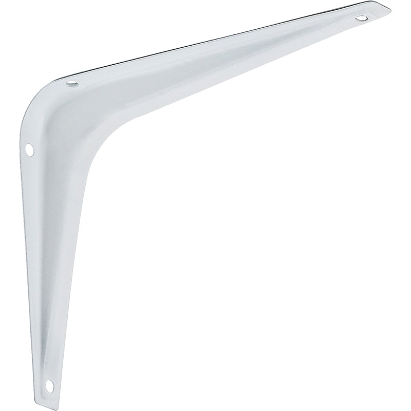 National Hardware 211BC Series N218-885 Shelf Bracket, 100 lb, 6 in L, Steel, White, Pack of 20