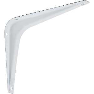 National Hardware 211BC Series N218-885 Shelf Bracket, 100 lb, 6 in L, Steel, White, Pack of 20