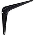 National Hardware 211BC Series N218-911 Shelf Bracket, 100 lb, 6 in L, Steel, Black, Pack of 20