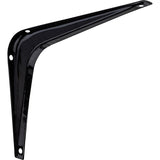 National Hardware 211BC Series N218-911 Shelf Bracket, 100 lb, 6 in L, Steel, Black, Pack of 20