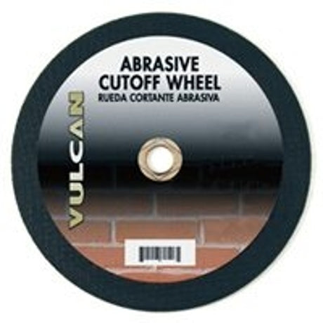 Vulcan 919010OR Type 1 Abrasive Cut-Off Wheel, 4-1/2 in Dia, 3/32 in Thick, 7/8 in Arbor, Premium