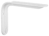Knape & Vogt Silhouette 217SP WH 12 Shelf Bracket, 12 in L, 8 in H, Pack of 10