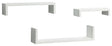 Knape & Vogt 243-WT Series Ledge Kit, White, 40 lb, 3-Shelf, Wood, Pack of 4