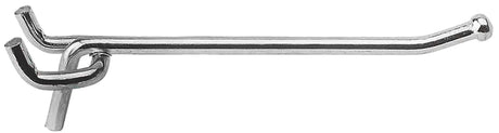 National Hardware N235-014 Series Single Hook, 6 in, Steel, Zinc, 1/PK, Pack of 50