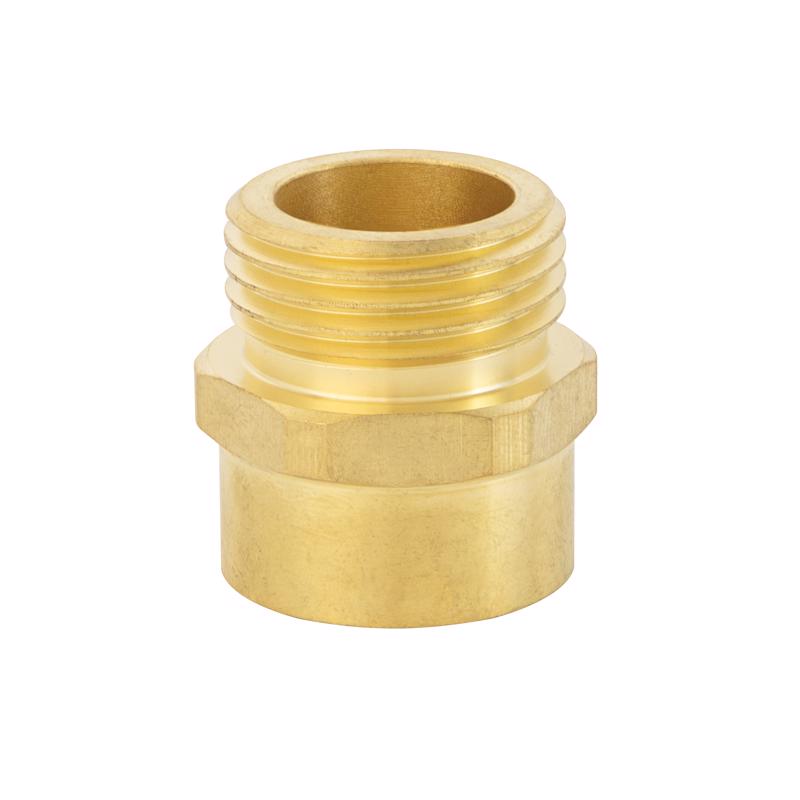 Ace 3/4 in. MHT x 3/4 in. FPT in. Brass Threaded Male/Female Hose Coupling, Pack of 5