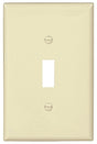 Eaton Wiring Devices PJ1LA Wallplate, 4-7/8 in L, 3-1/8 in W, 1 -Gang, Polycarbonate, Light Almond, High-Gloss, Pack of 25