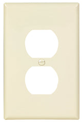 Eaton Wiring Devices PJ8LA Single and Duplex Receptacle Wallplate, 4-7/8 in L, 3-1/8 in W, 1 -Gang, Polycarbonate, Pack of 25