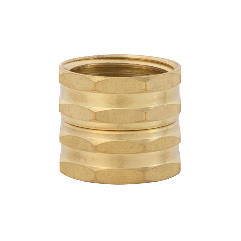 Ace 3/4 in. Brass Threaded Female Hose Coupling, Pack of 5