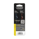 Nite Ize Figure 9 3 in. L Silver Twisted Plastic Tie-Down Rope, Pack of 6