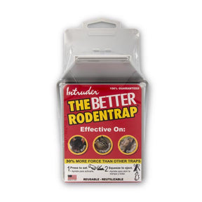 Intruder The Better Rodentrap Large Snap Trap For Rodents 1 pk, Pack of 6