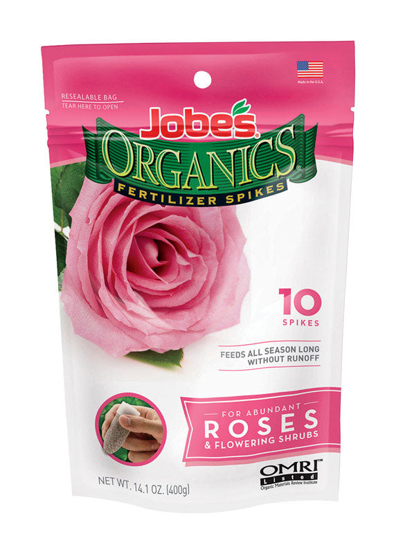 Jobe's Organics Organic Spikes Roses Root Feeder 14.1 oz
