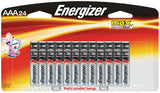 Energizer E92BP-24 Battery, 1.5 V Battery, 1250 mAh, AAA Battery, Alkaline, Manganese Dioxide, Zinc, 24/PK