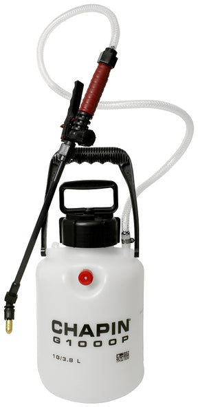 Chapin G1000P Handle Sprayer, 1 gal Tank, Poly Tank, 48 in L Hose