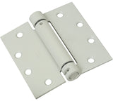 National Hardware N236-013 Spring Hinge, 4-1/2 in H Door Leaf, 4-1/2 in H Frame Leaf, Steel, Prime Coat, Screw Mounting