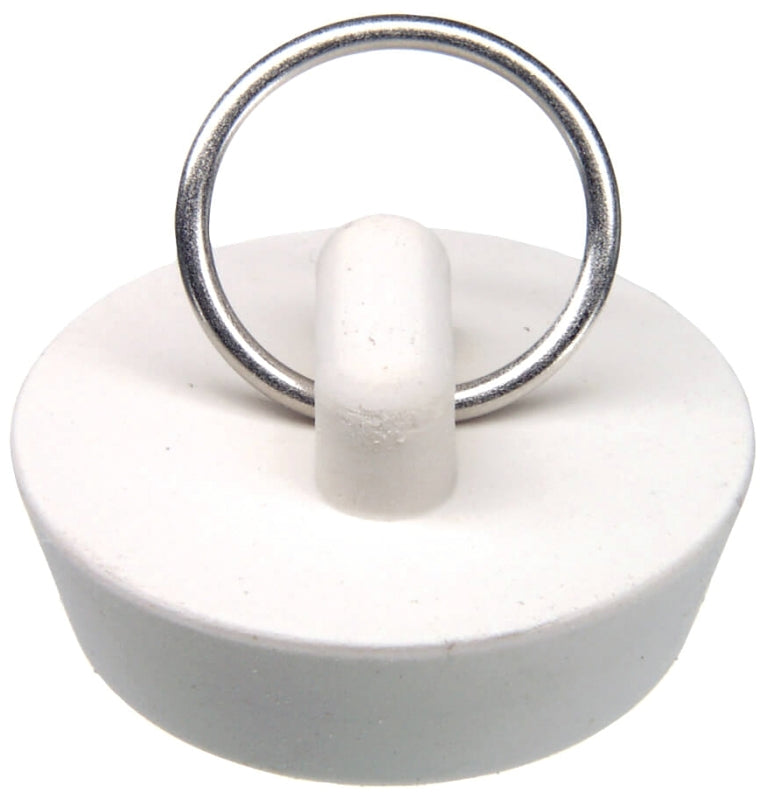 Danco 80225 Drain Stopper, Rubber, White, For: 1-1/4 in Drain Systems, Universal Sink, Pack of 3