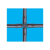Raindrip 1/4 in. Barbed Drip Irrigation Cross 4 pk