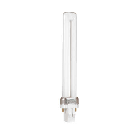 Sylvania Dulux 5 W Tubular 0.87 in. D X 1.38 in. L CFL Bulb Warm White Tubular 2700 K 1 pk