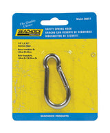 Seachoice Stainless Steel 2-1/2 in. L X 1/4 in. W Safety Spring Hook 1 pk