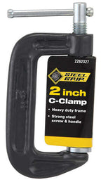 Steel Grip 2 in. X 1 in. D Adjustable C-Clamp 1 lb 1 pc