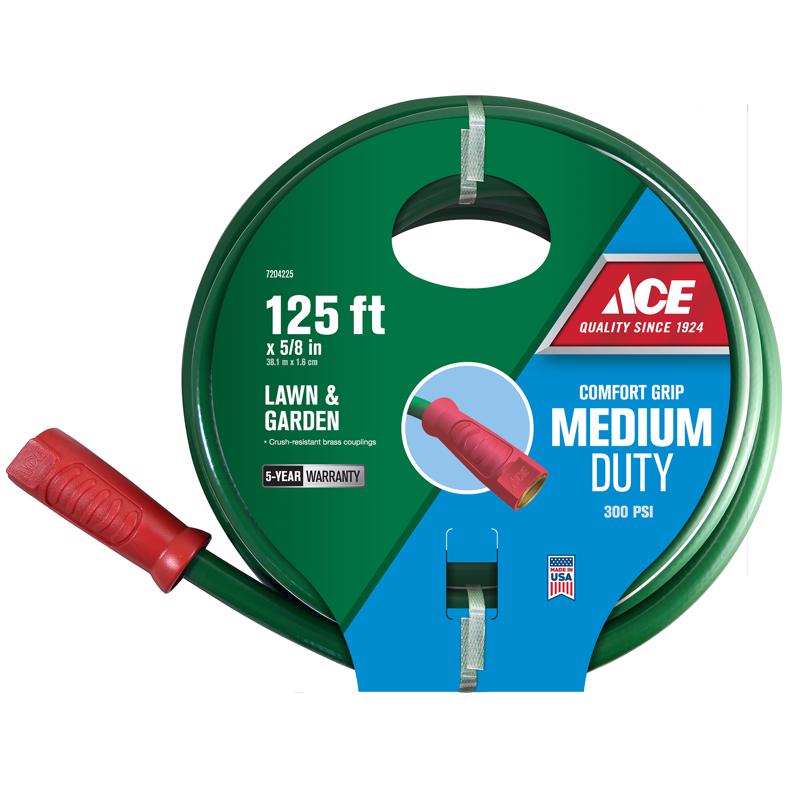 Ace 5/8 in. D X 125 ft. L Medium Duty Garden Hose, Pack of 2