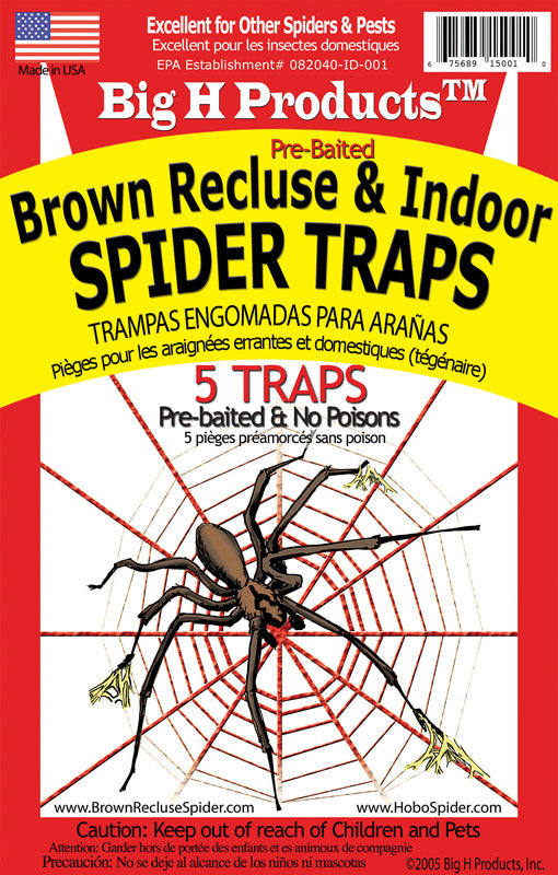 Big H Products Spider Trap 3.2 oz, Pack of 12