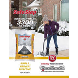 Safe Step 3300 Sodium Chloride Crystal Halite/Rock Salt Ice Melt 25 lb