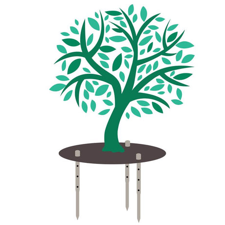 Deep Drip For 1/4 in. Tubing Drip Irrigation Watering Stake 24 in. H 1 pk