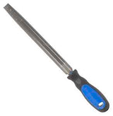 Vulcan JL-F003 File, Half-Round Profile, Half-Round Pattern, Double-Cut Cut, 3/4 in W Blade, Cushion Grip Handle