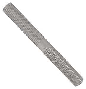 Vulcan JL-RS-8-4 Rasp Shoe, Half-Circle Profile, 4-Way Pattern, 7-3/4 in L Blade, 7/8 in W Blade
