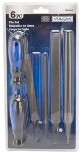 Vulcan JL-FS-6PCS-2 Interchangeable Blade File Set, 6-Piece, Steel, Black/Blue