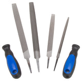 Vulcan JL-FS-6PCS-2 Interchangeable Blade File Set, 6-Piece, Steel, Black/Blue