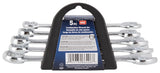 Vulcan JL16061 Combination Wrench Set, 5-Piece, Steel, Chrome, Silver