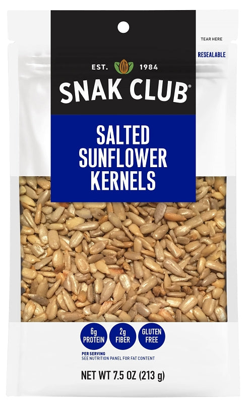 Snak Club CSU29473 Sunflower Kernels, 7.5 oz, Pack of 6