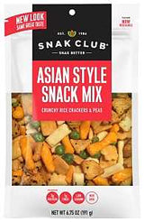 Snak Club CSU29466 Oriental Snack Mix, Soy Flavor, 7 oz, Pack of 6