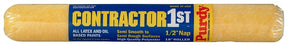 Purdy Contractor 1st 144688183 Roller Cover, 1/2 in Thick Nap, 18 in L, Polyester Cover