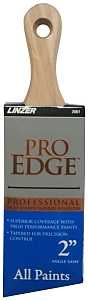 Linzer 2861 PE-2 Paint Brush, Wood Handle, 2 in W, Polyester Bristle, Angle Sash Handle