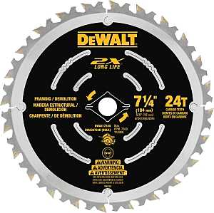 DEWALT DARB1G0605 Fiber Disc, 4-1/2 in Dia, 7/8 in Arbor, Coated, 60 Grit, Coarse, Aluminum Oxide Abrasive