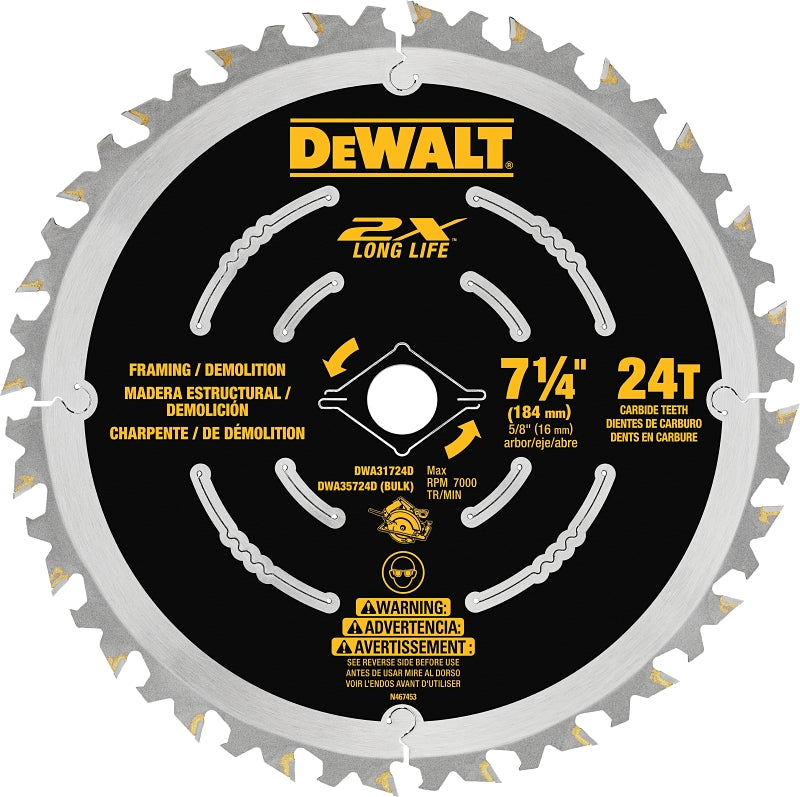 DEWALT DARB1G0605 Fiber Disc, 4-1/2 in Dia, 7/8 in Arbor, Coated, 60 Grit, Coarse, Aluminum Oxide Abrasive
