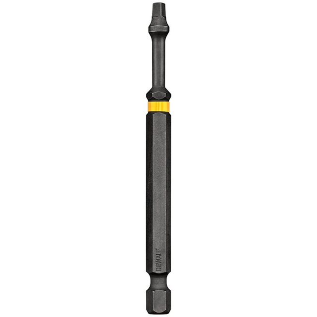DEWALT DWA3SQ2IRB Screwdriver Bit, #2 Drive, Square Drive, 1/4 in Shank, 3-1/2 in L, Steel, Pack of 50