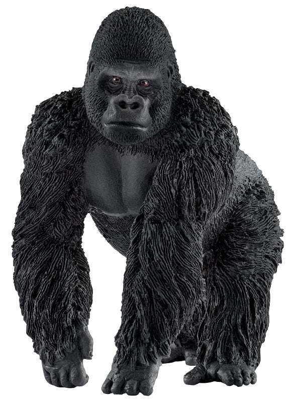 Schleich-S 14770 Gorilla Male Figurine, Gorilla Animal, Plastic