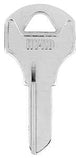 Hy-Ko 11010CO63 Key Blank, Brass, Nickel-Plated, For: Corbin/Russwin CO63 Locks, Pack of 10