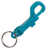 Hy-Ko KC171 Key Snap with Split Ring, Split Ring, 1 in Ring, Plastic Case, Pack of 5