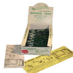 Macabee Small Snap Trap For Gophers 1 pk, Pack of 24