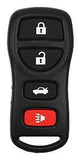 Hy-Ko 19NIS901F Key Fob Remote, 4 -Button, Plastic, Black